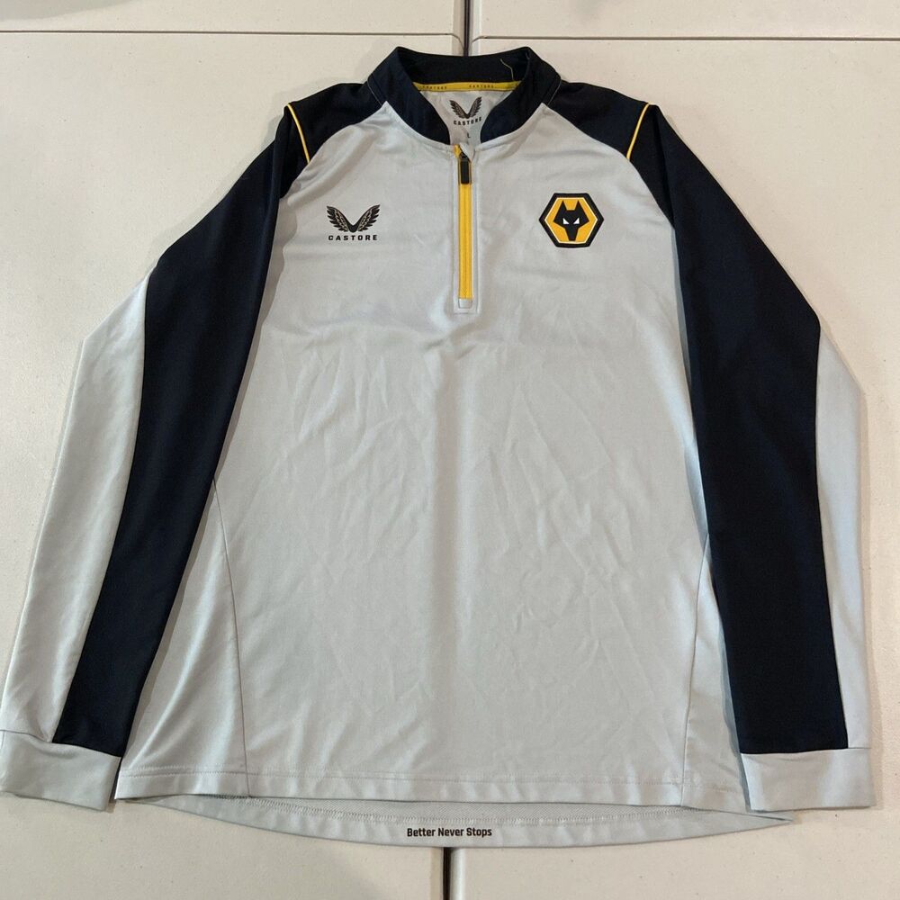 Wolves Castore 1/4 Zip Training Top 2022-23 L Football Jacket Men